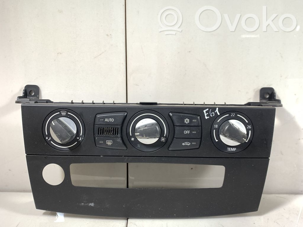 BMW 5 E60 E61 Climate control unit 