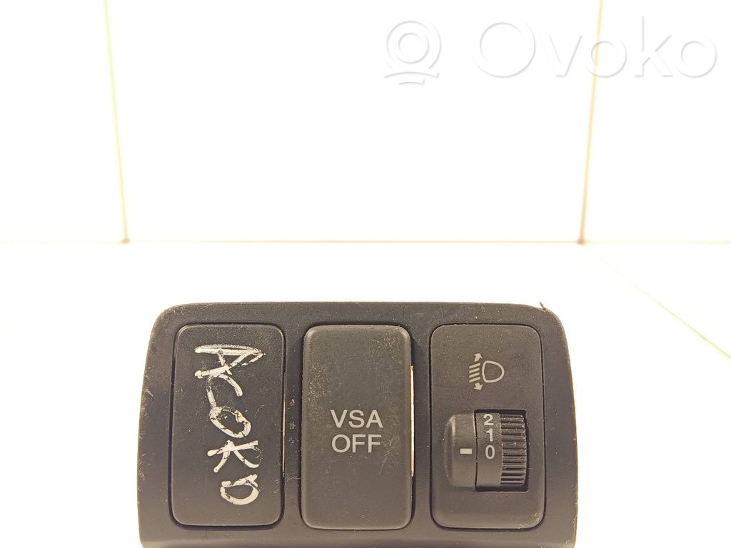 Honda Accord Headlight level height control switch 