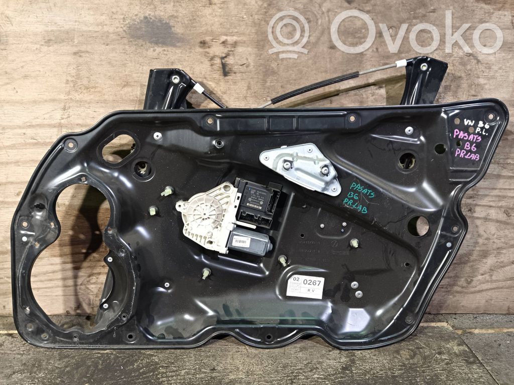 Volkswagen PASSAT B6 Elektryczny podnośnik szyby drzwi przednich 