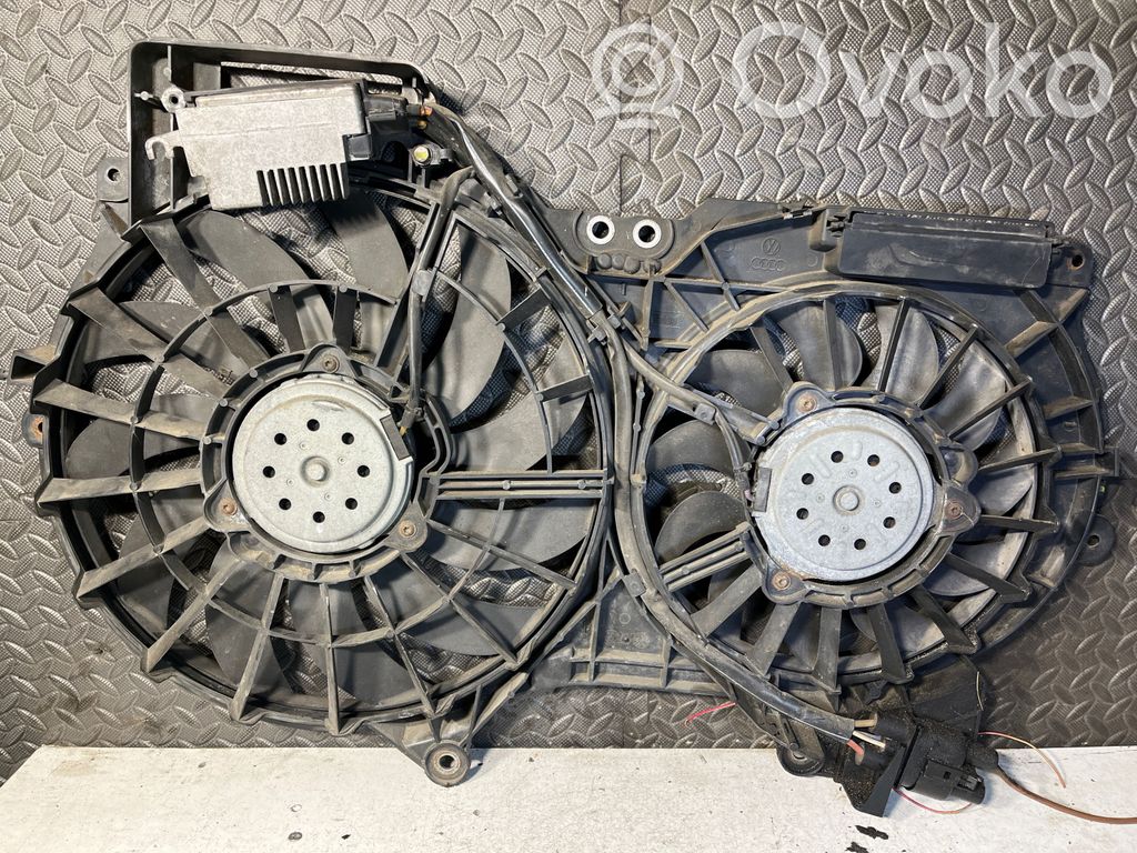 Audi A6 S6 C6 4F Elektryczny wentylator chłodnicy 