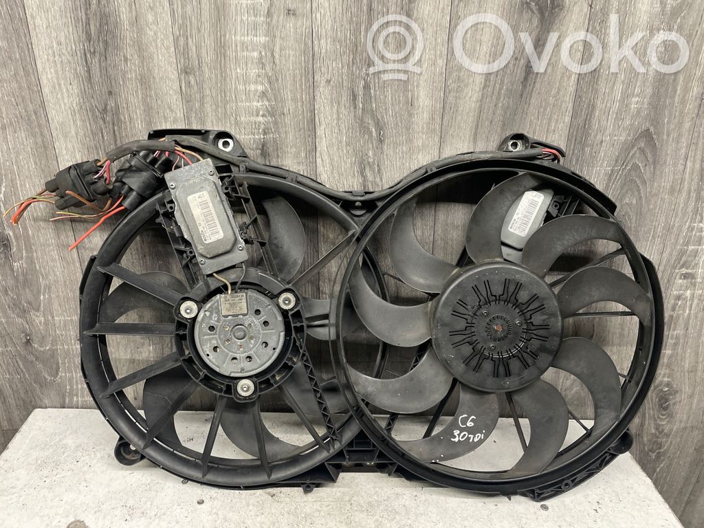 Audi A6 S6 C6 4F Elektryczny wentylator chłodnicy 