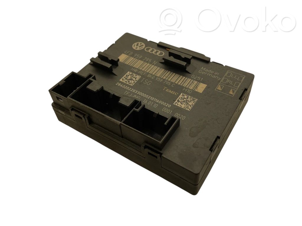 Unité de commande module de porte   4F0959795N,8K0959795C