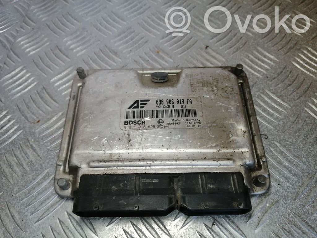 Engine control unit/module   038906019FA,0281010629