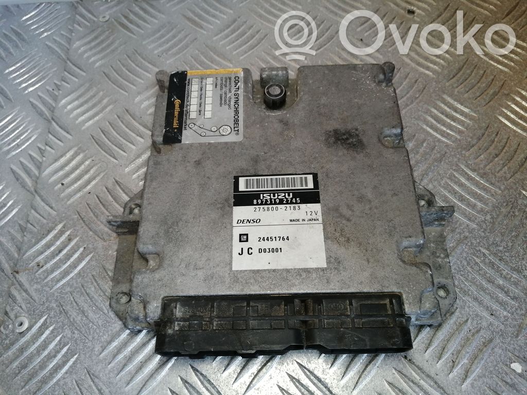 Opel Vectra C Engine control unit/module 