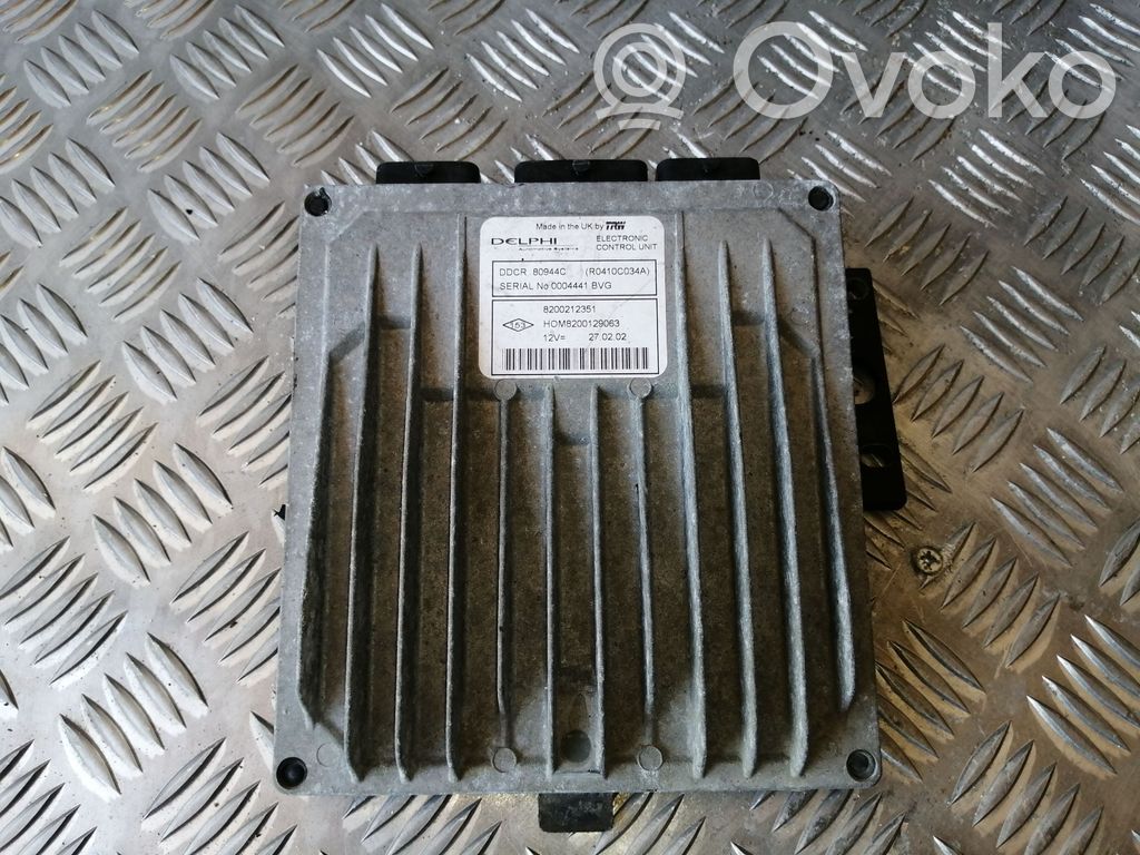 Renault Clio II Engine control unit/module 