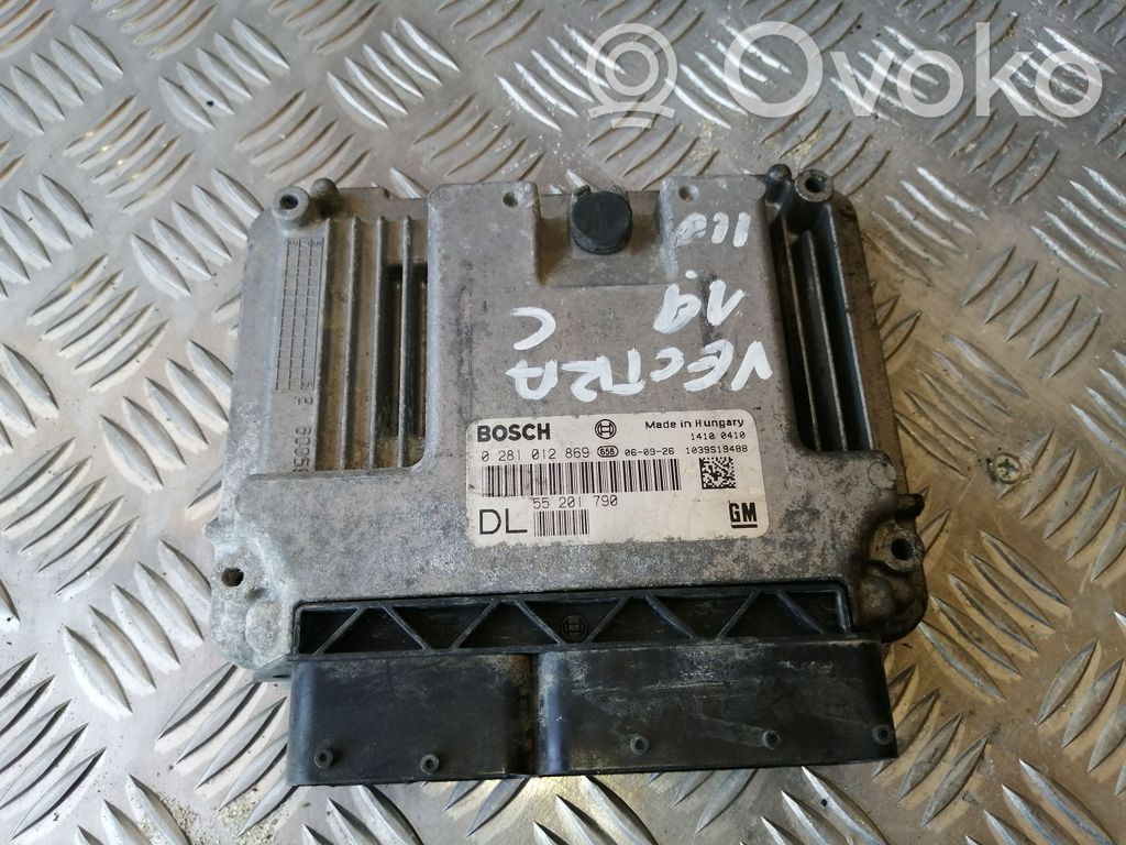 Opel Vectra C Variklio valdymo blokas 
