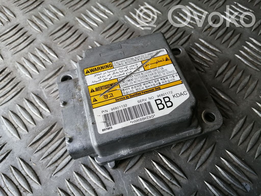Airbag control unit/module   96801132,96801172,897003