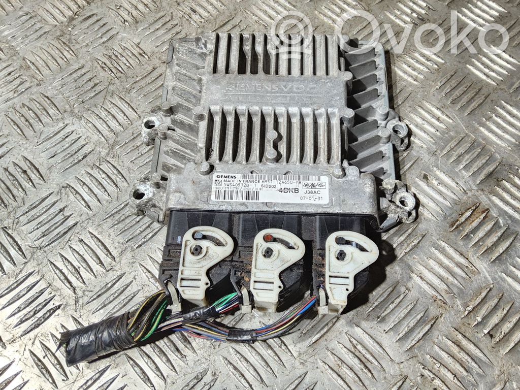 Engine control unit/module   6M5112A650YB,5WS40512B
