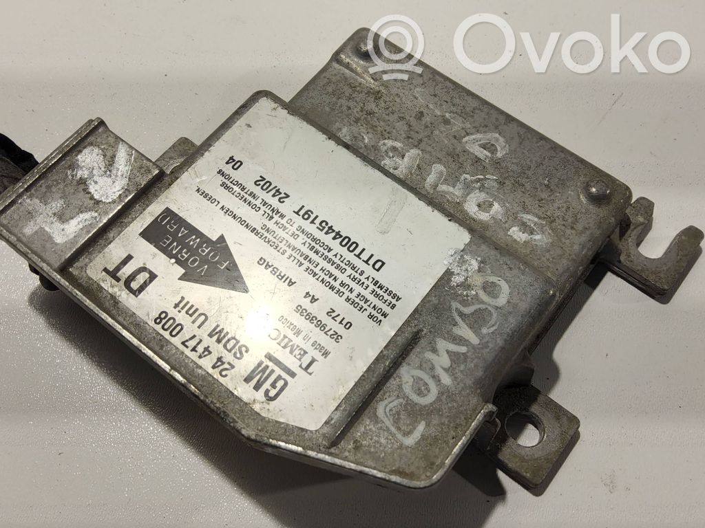 Opel Combo C Airbag control unit/module 