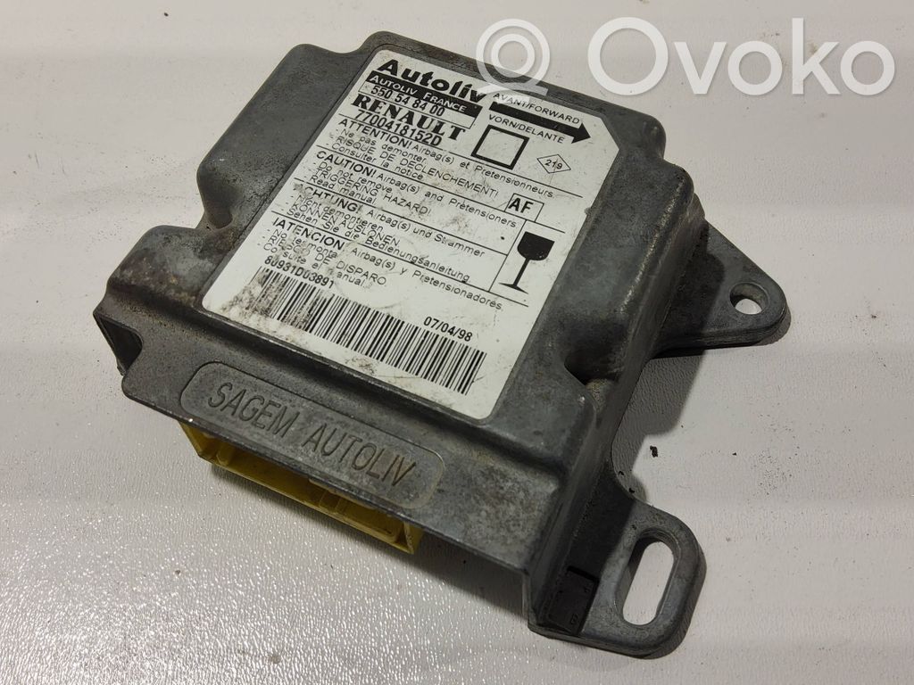 Renault Megane I Airbag control unit/module 