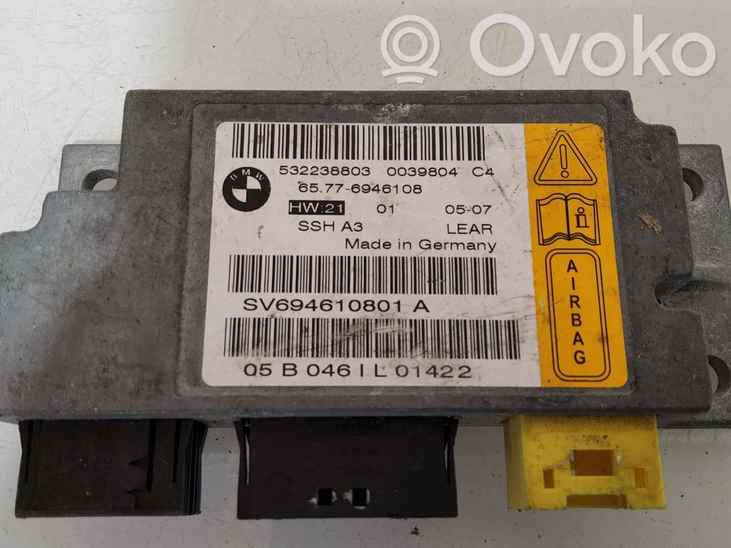BMW 7 E65 E66 Airbag control unit/module 