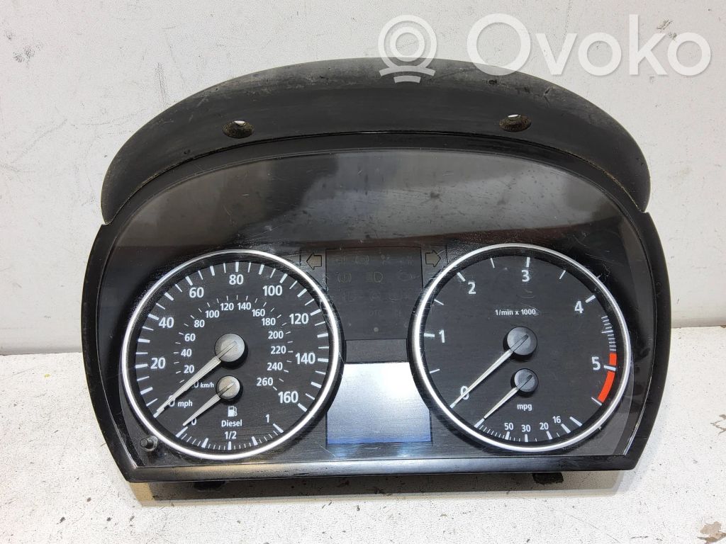 BMW 3 E90 E91 Speedometer (instrument cluster) 