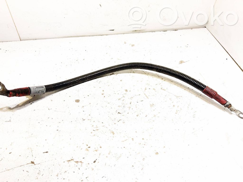 BMW 5 E60 E61 Pliusinis laidas (akumuliatoriaus) 
