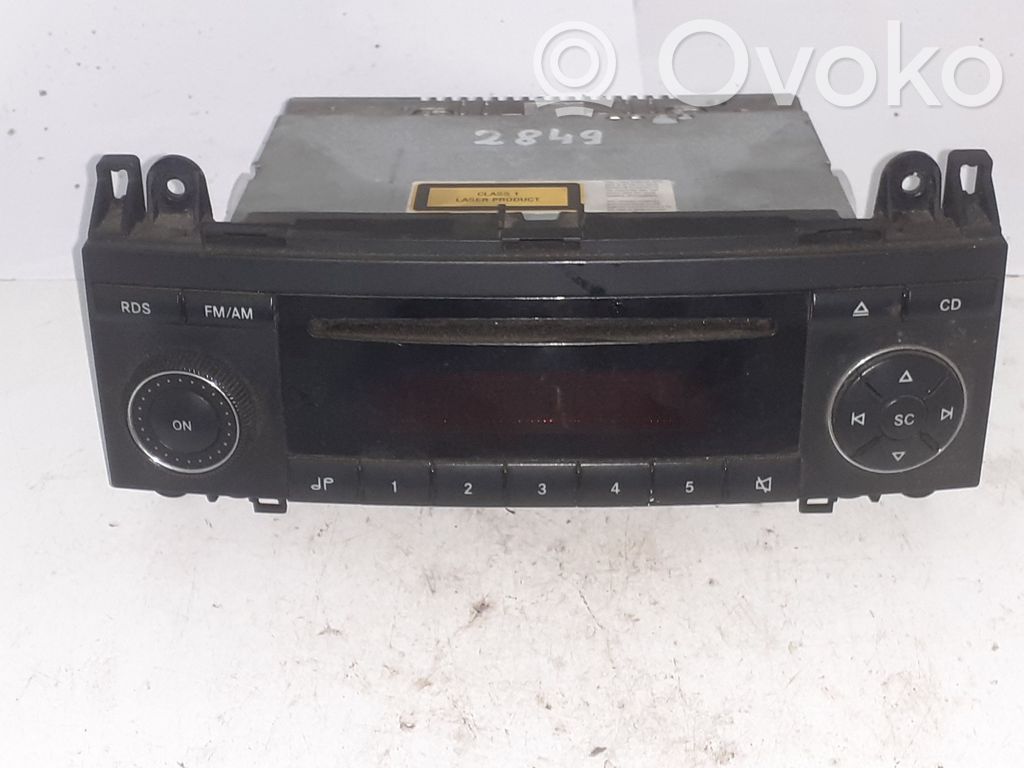 Mercedes-Benz A W169 Unitate principală radio/CD/DVD/GPS 