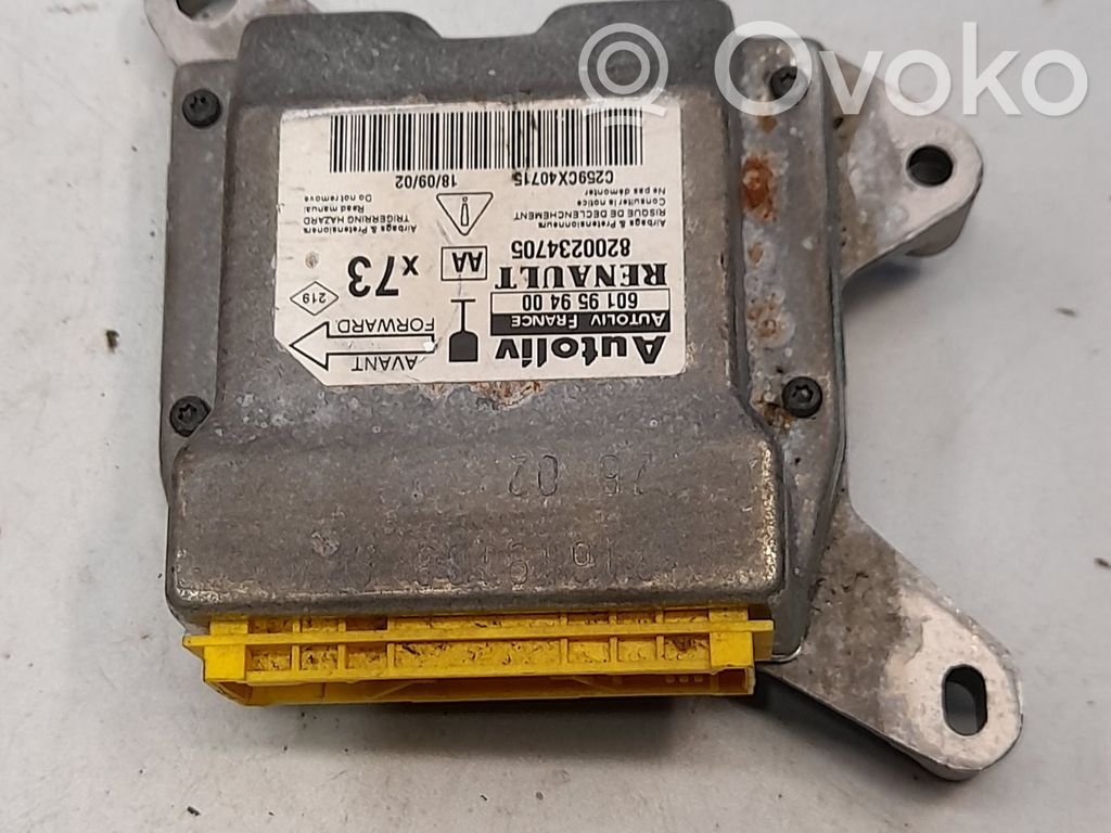 Airbag control unit/module   601959400,601959400,21619087,216191036A,8200234705