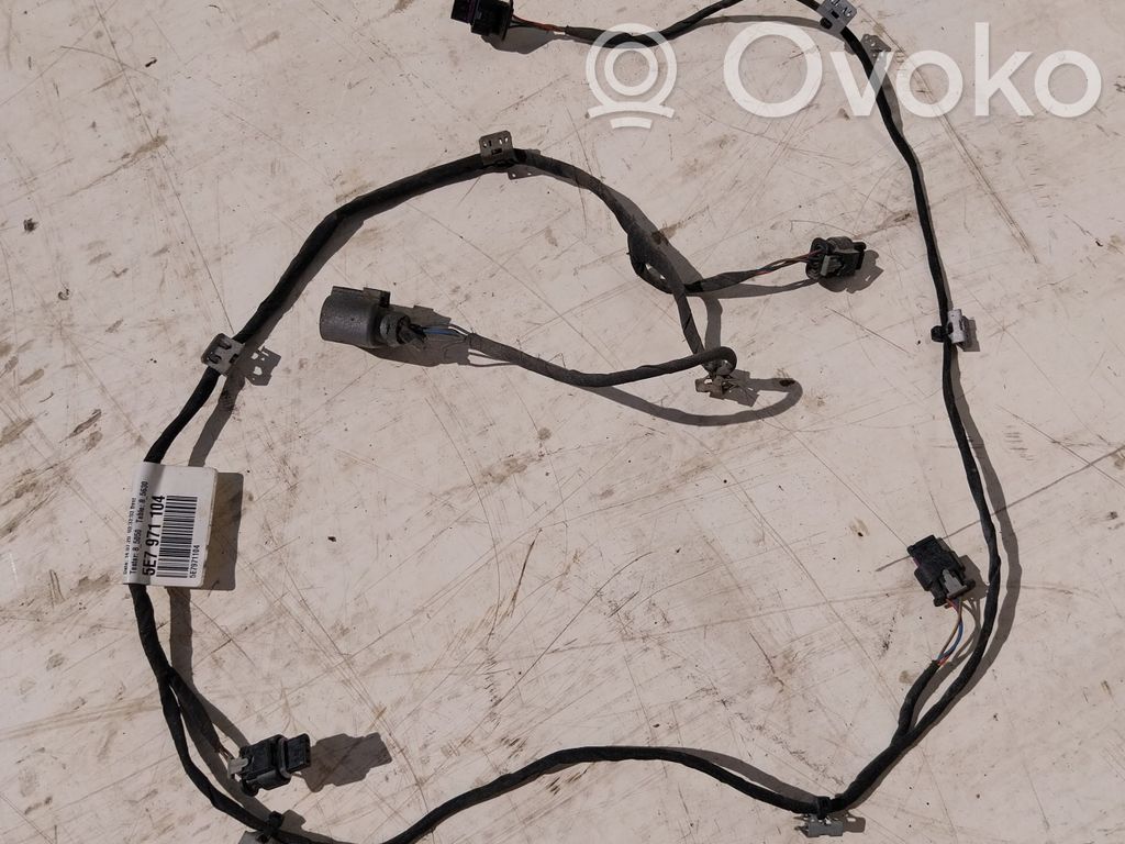 Skoda Octavia Mk4 Wiązka przewodów czujnika parkowania PDC 