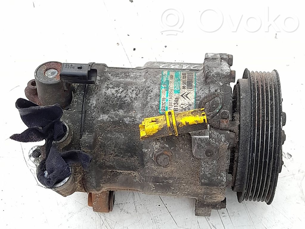 Kompresor / Sprężarka klimatyzacji A/C   9656572380,9656572380,1303F,6453PZ,6453WT,SD7C16