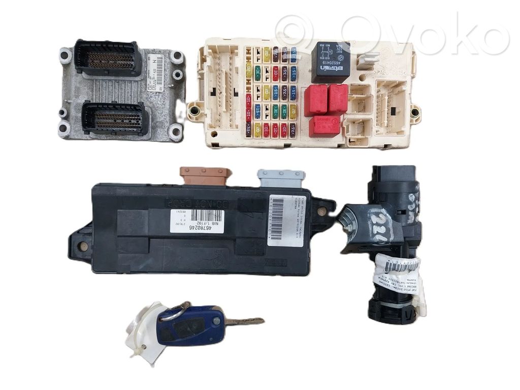 Fiat Stilo Engine ECU kit and lock set 