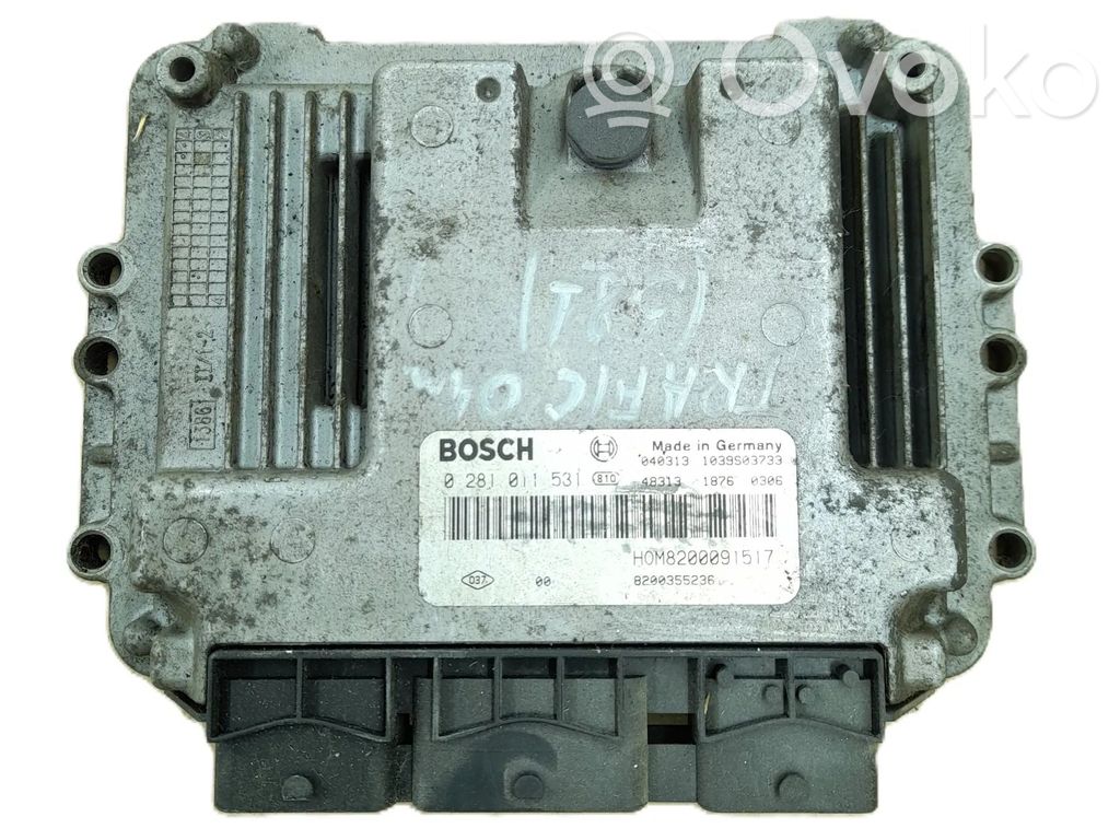 Renault Trafic II (X83) Engine control unit/module 