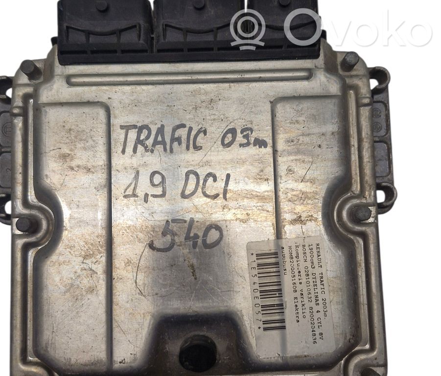 Renault Trafic II (X83) Engine control unit/module 