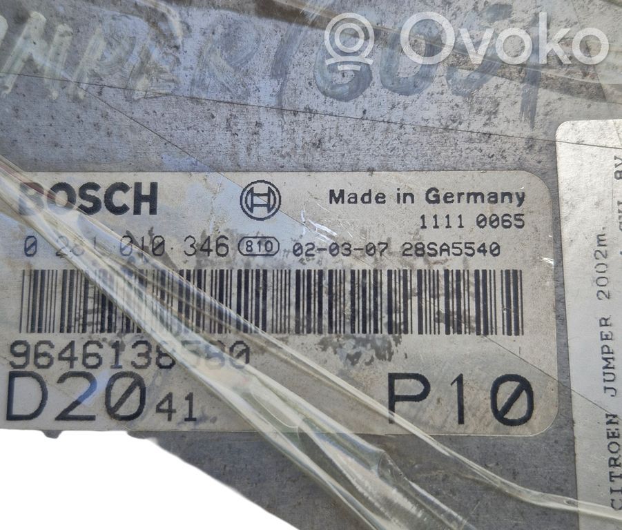 Citroen Jumper Engine ECU kit and lock set 