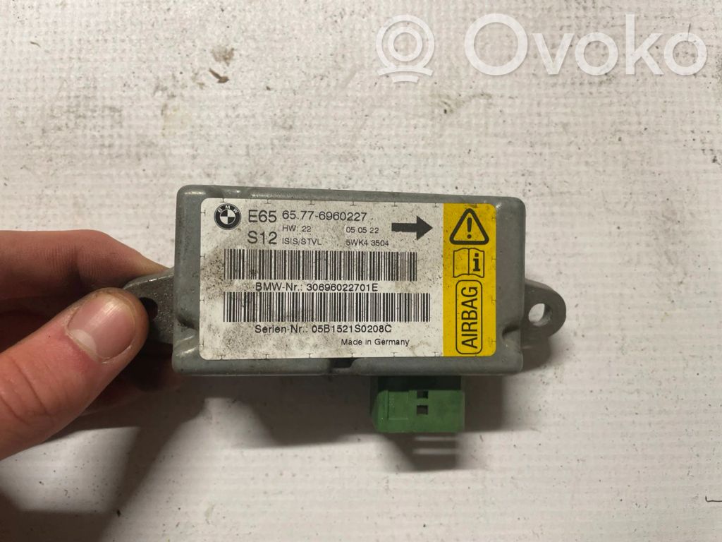 Airbagsensor Crashsensor Drucksensor   65776960227,30696022701E,05B0411S01338