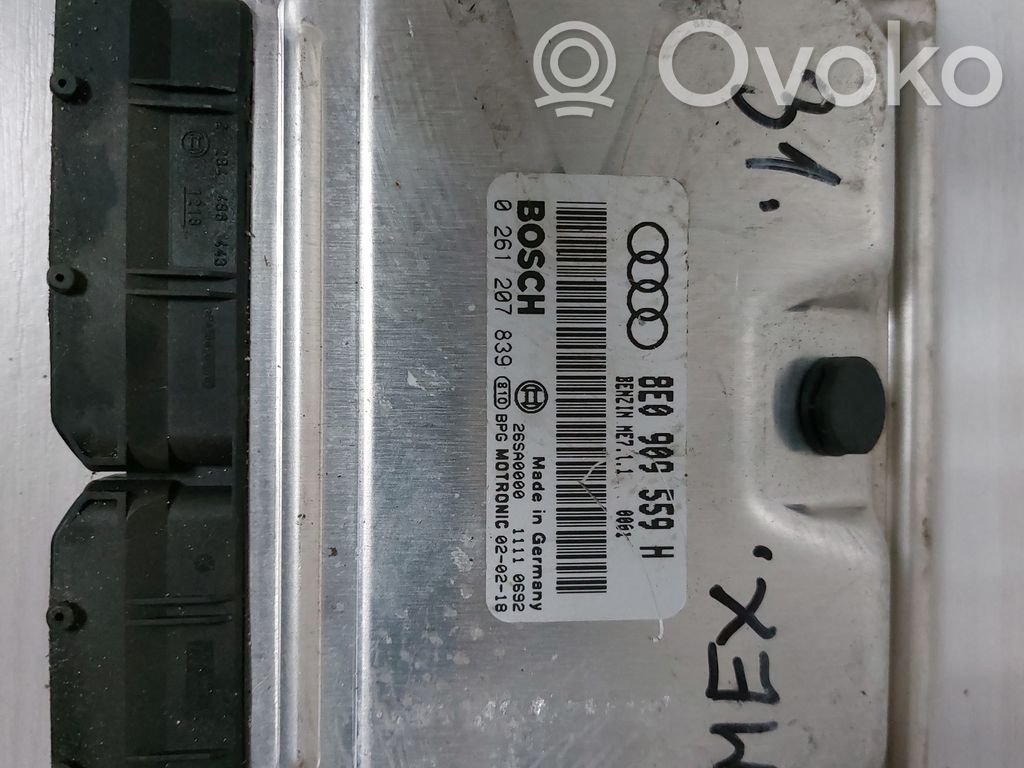 Engine control unit/module   8E0909559H,0261207839