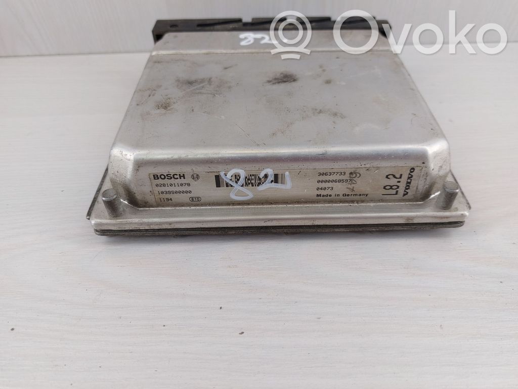 Engine control unit/module   0281011078,30637733A