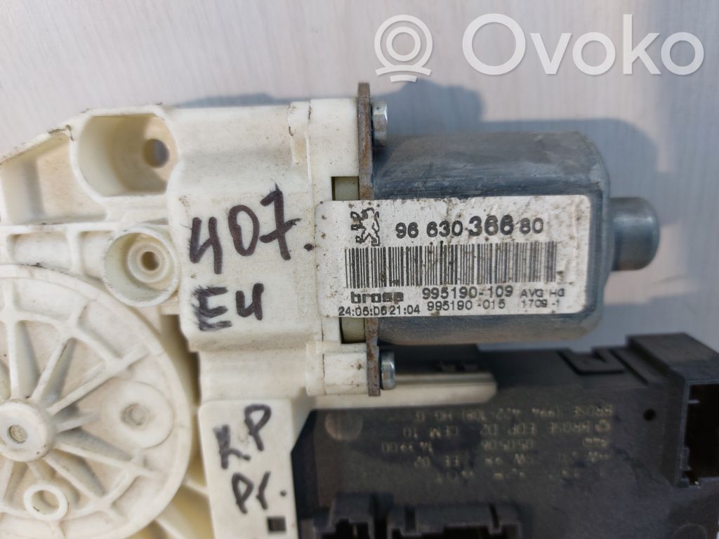 Peugeot 407 Etuoven ikkunan nostomoottori 