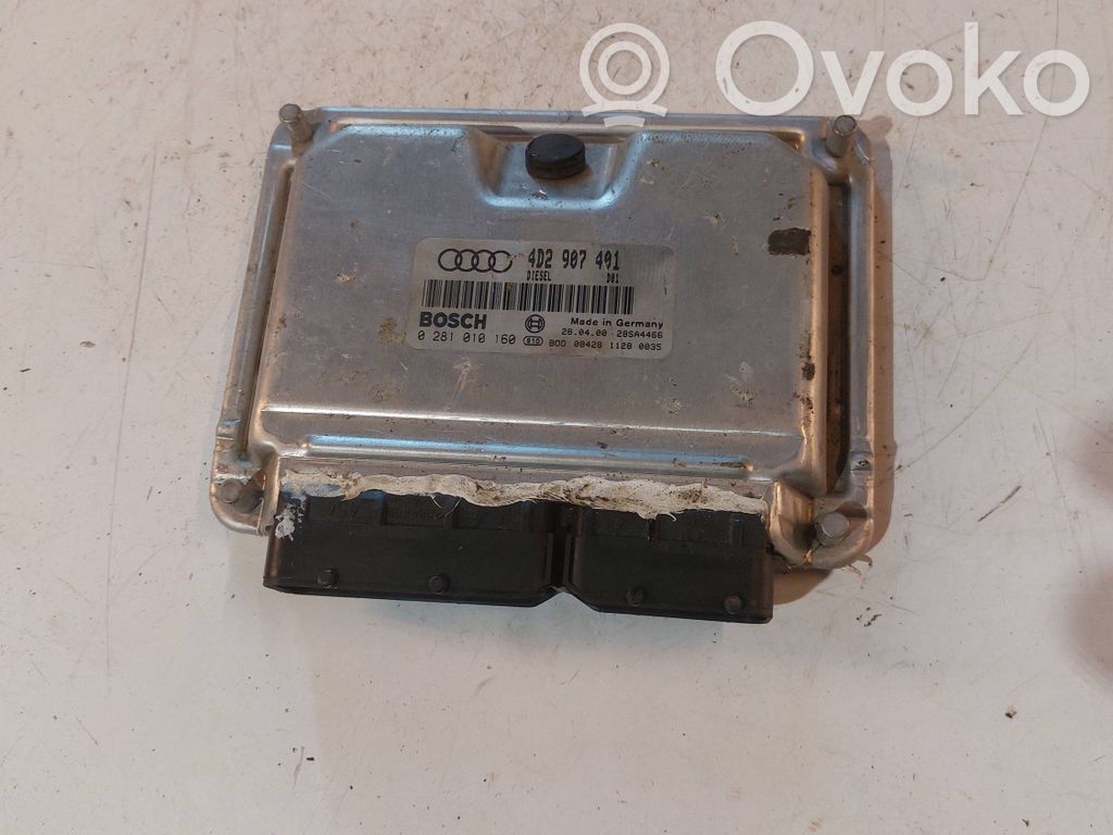 Engine control unit/module   4D2907401,28SA4466,1010160