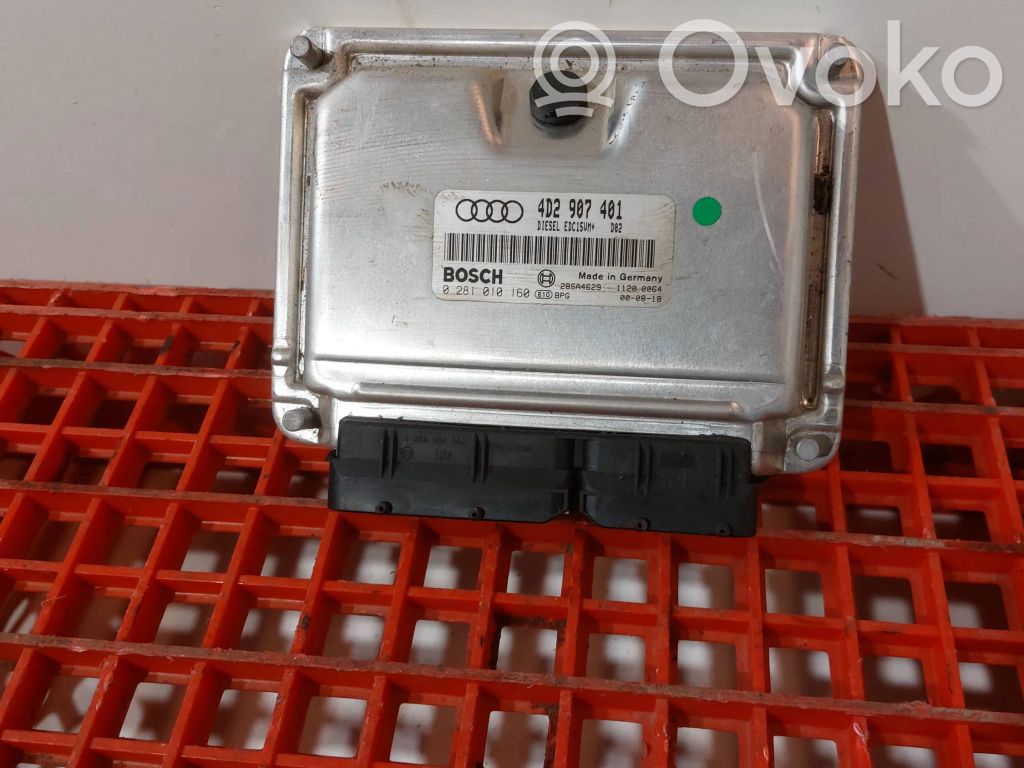 Audi A8 S8 D2 4D Variklio valdymo blokas 
