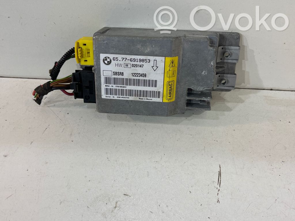 BMW 7 E65 E66 Module de contrôle airbag 