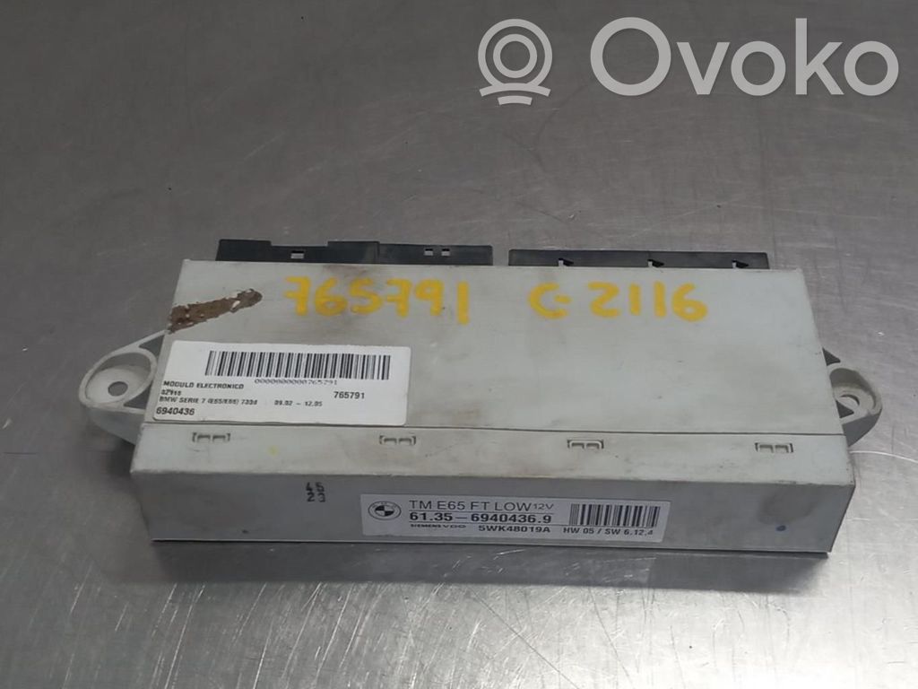 BMW 7 E65 E66 Dzinēja vadības bloks 