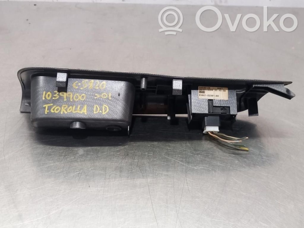 Toyota Corolla E20 Electric window control switch 