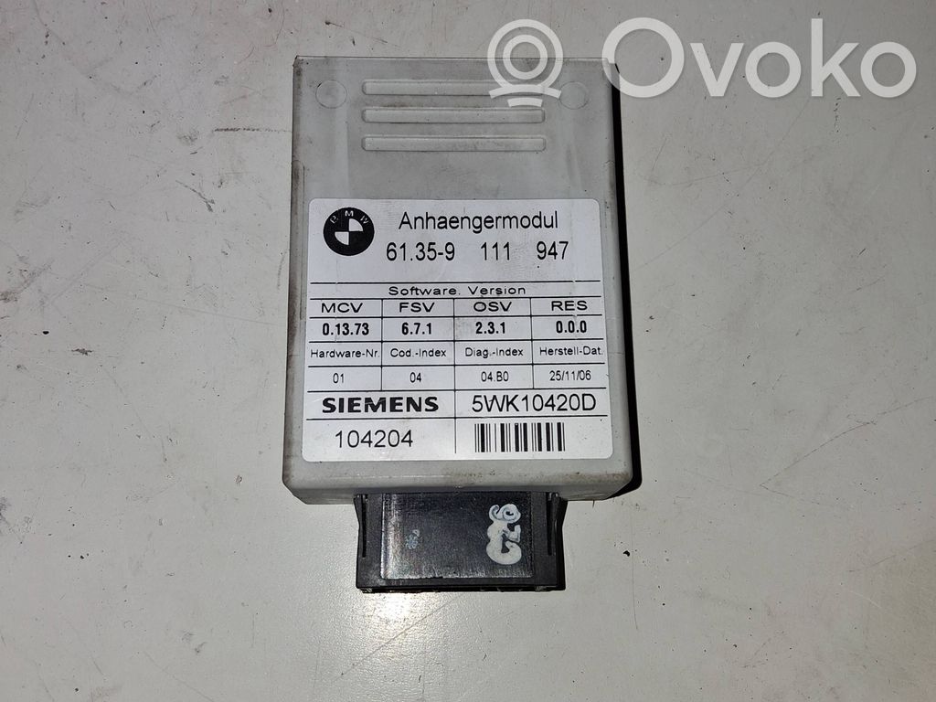 BMW X5 E70 Tow bar trailer control unit/module 