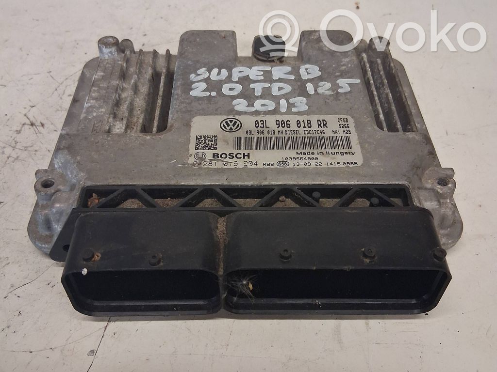 Skoda Superb B6 (3T) Engine control unit/module 