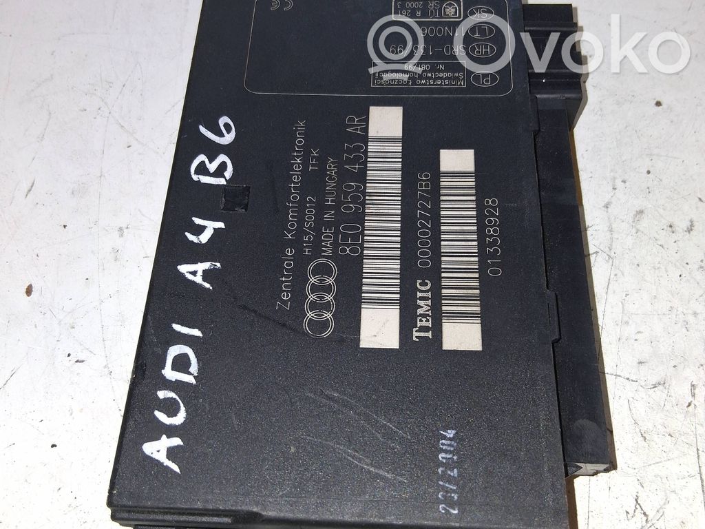 Mukavuusmoduuli   8E0959433AR,00002727B6,01338928