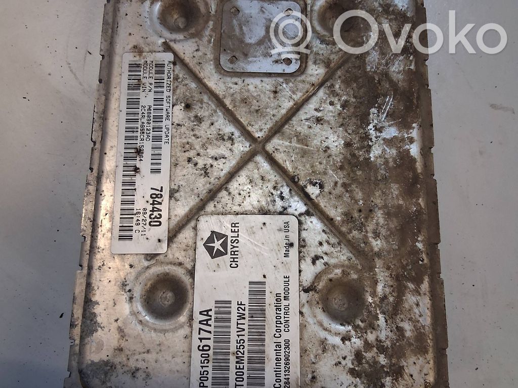 Gearbox control unit/module   P05150617AA,2841326902300,T00EM2551VTW2F,P68090123AD