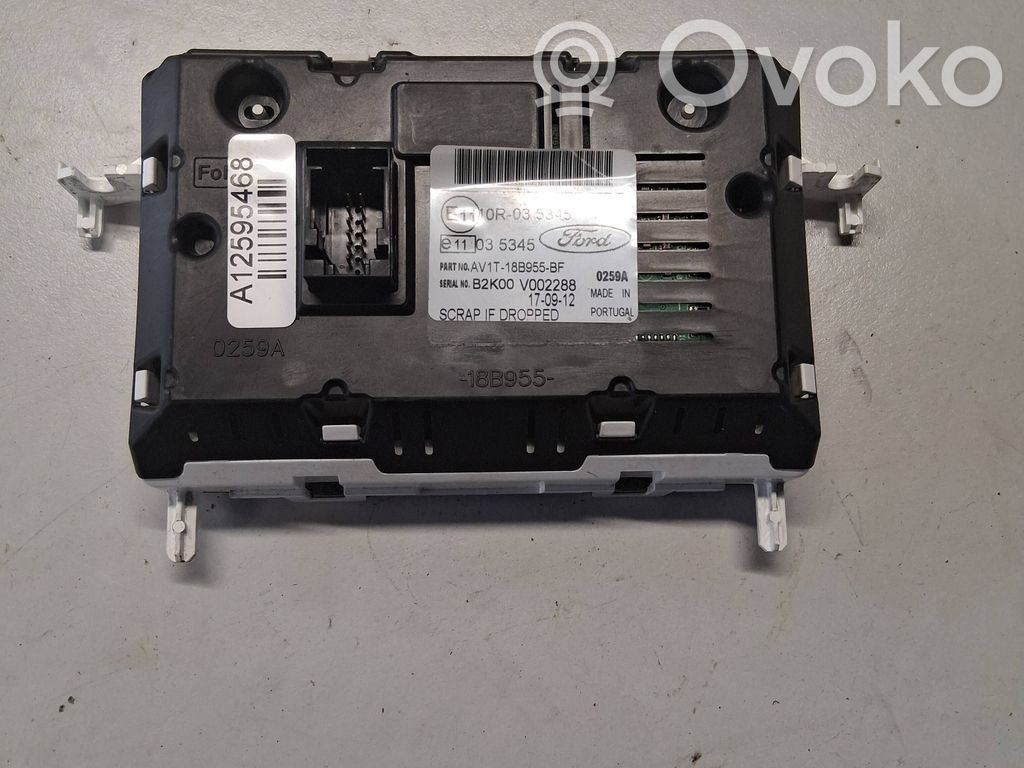 Ford B-MAX Screen/display/small screen 
