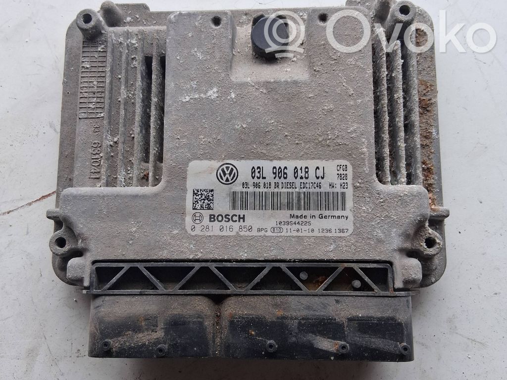 Skoda Superb B6 (3T) Engine control unit/module 