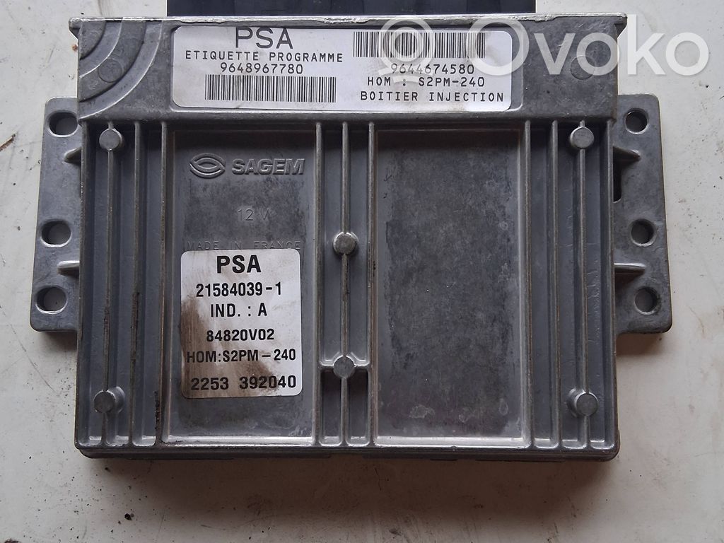 Citroen C5 Engine control unit/module 