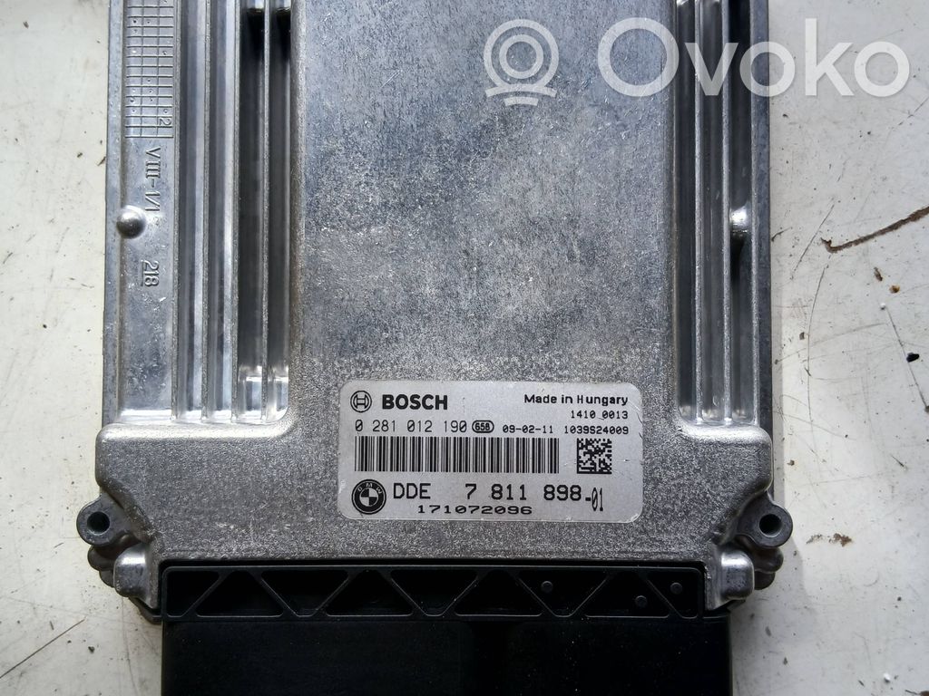 Engine control unit/module   7811898,0281012190,1039S24009,171072096