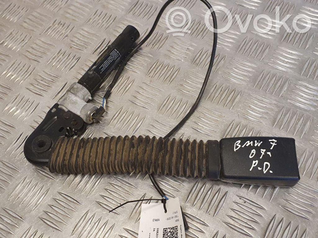 BMW 7 E65 E66 Hebilla del cinturón delantero 