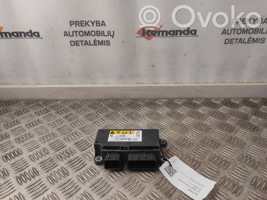 Opel Insignia A Airbag control unit/module 