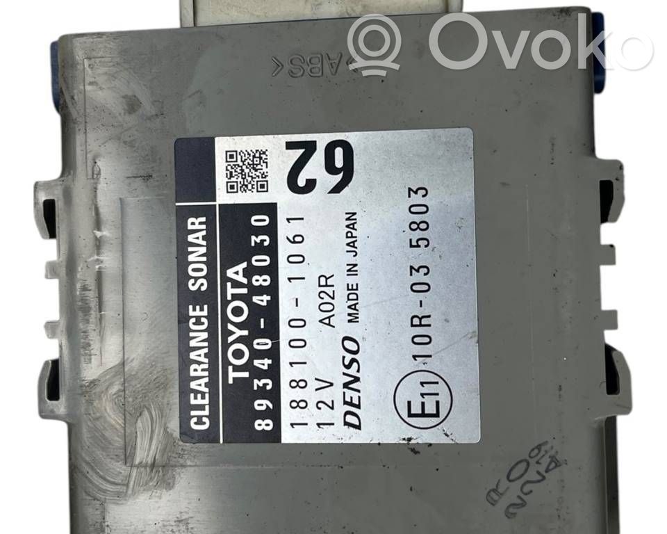 Parking PDC control unit/module   8934048030,10R035803,1881001061