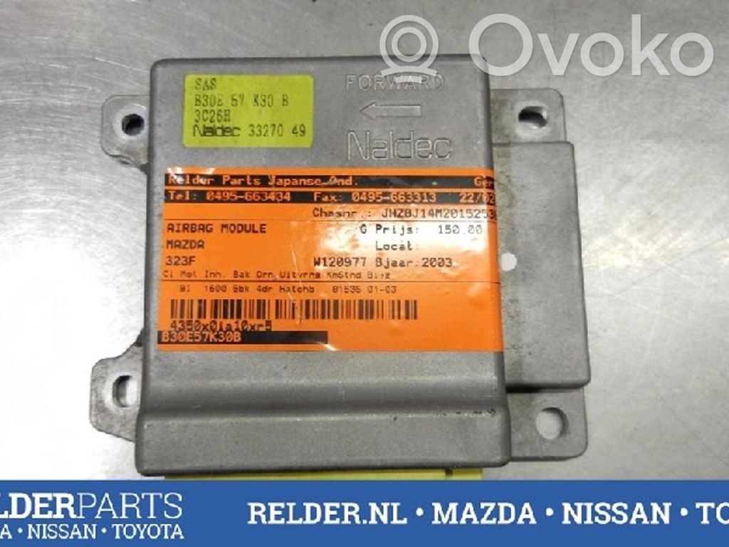Unidad de control/módulo del Airbag   B30E57K30B,B30E57K30B,3327049,3327049,B30E57K30B