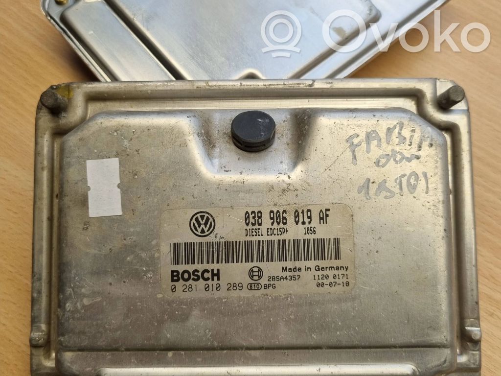 Skoda Fabia Mk1 (6Y) Engine control unit/module 