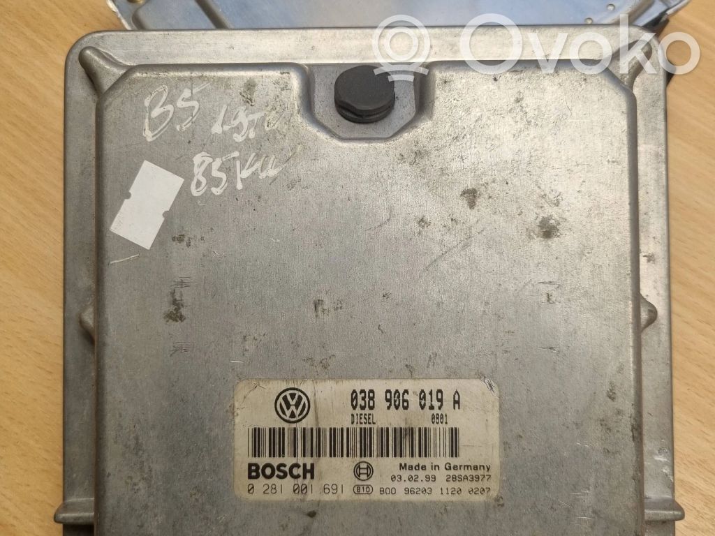 Engine control unit/module   038906019A,28SA3977,0281001691