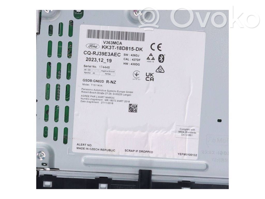 Ford Transit VII Panel / Radioodtwarzacz CD/DVD/GPS 