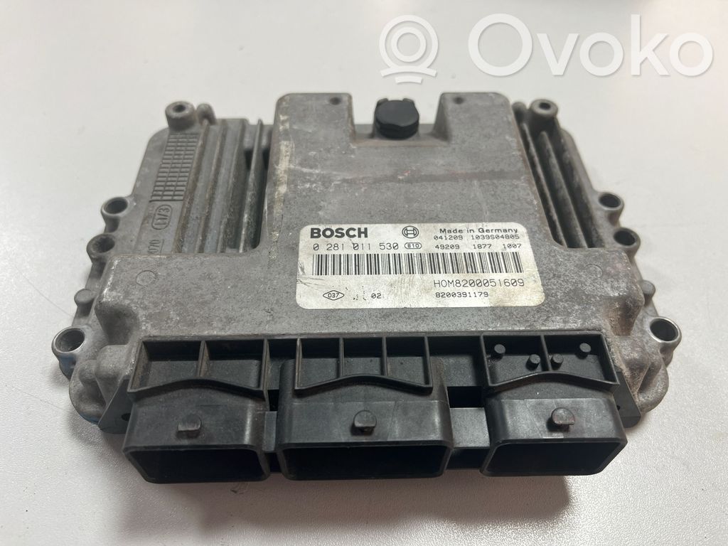 Engine control unit/module   0281011530,8200391179